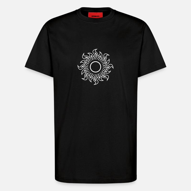 black hole sun (dark) - T-Shirt - made by SPREAD - SOLID BLACK