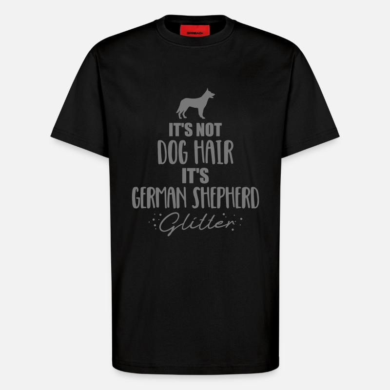 Schäferhund - T-Shirt - made by SPREAD - SOLID BLACK