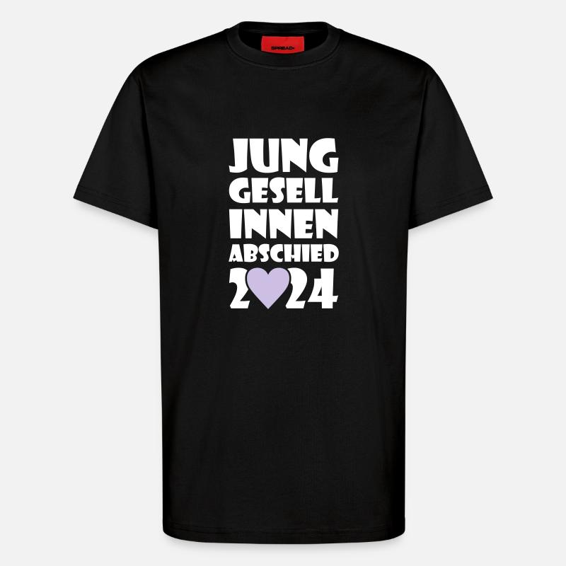 Junggesellinnenabschied 2024 - T-Shirt - made by SPREAD - SOLID BLACK