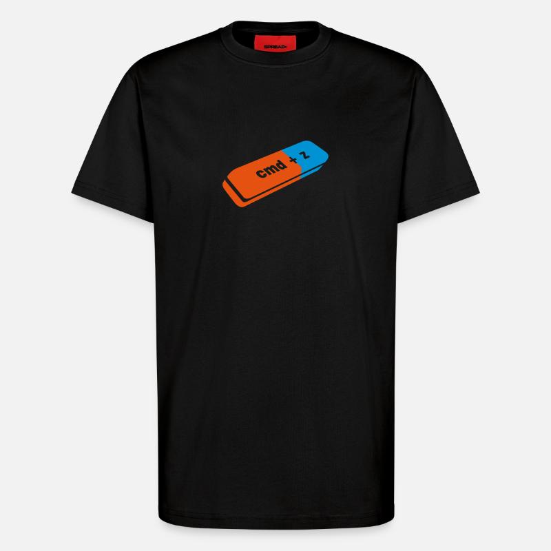 ratzer apfel - T-Shirt - made by SPREAD - SOLID BLACK
