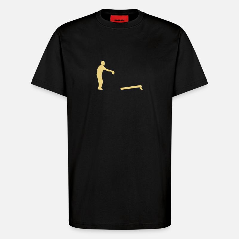 Cornhole - T-Shirt - made by SPREAD - SOLID BLACK