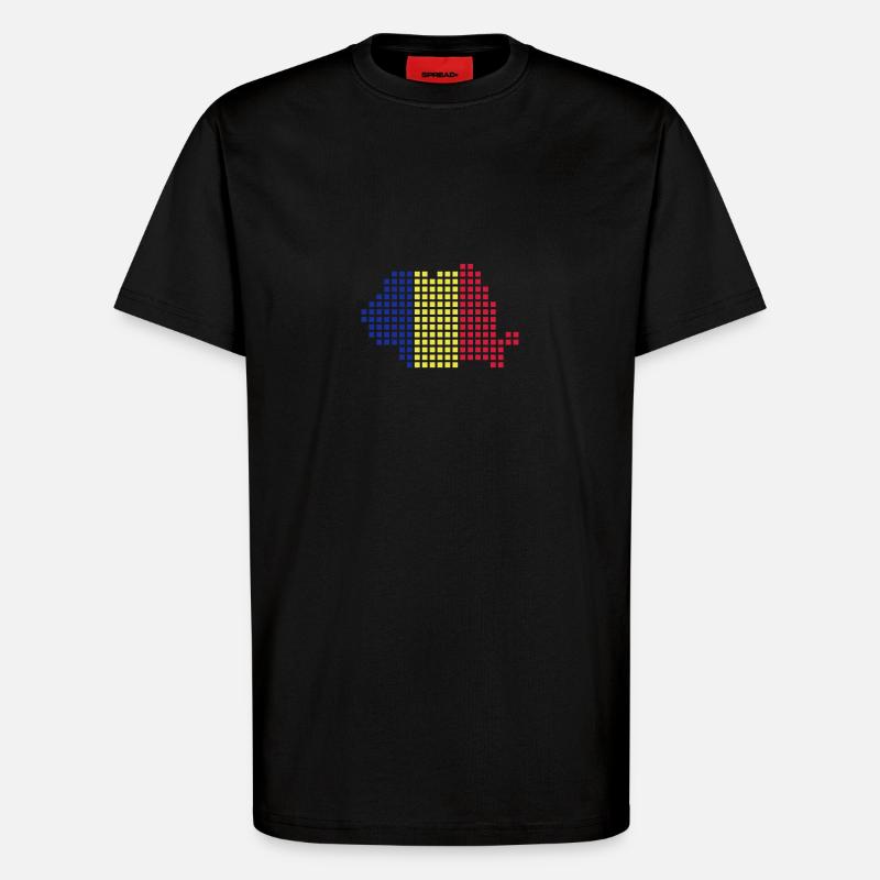 Rumänien - T-Shirt - made by SPREAD - SOLID BLACK
