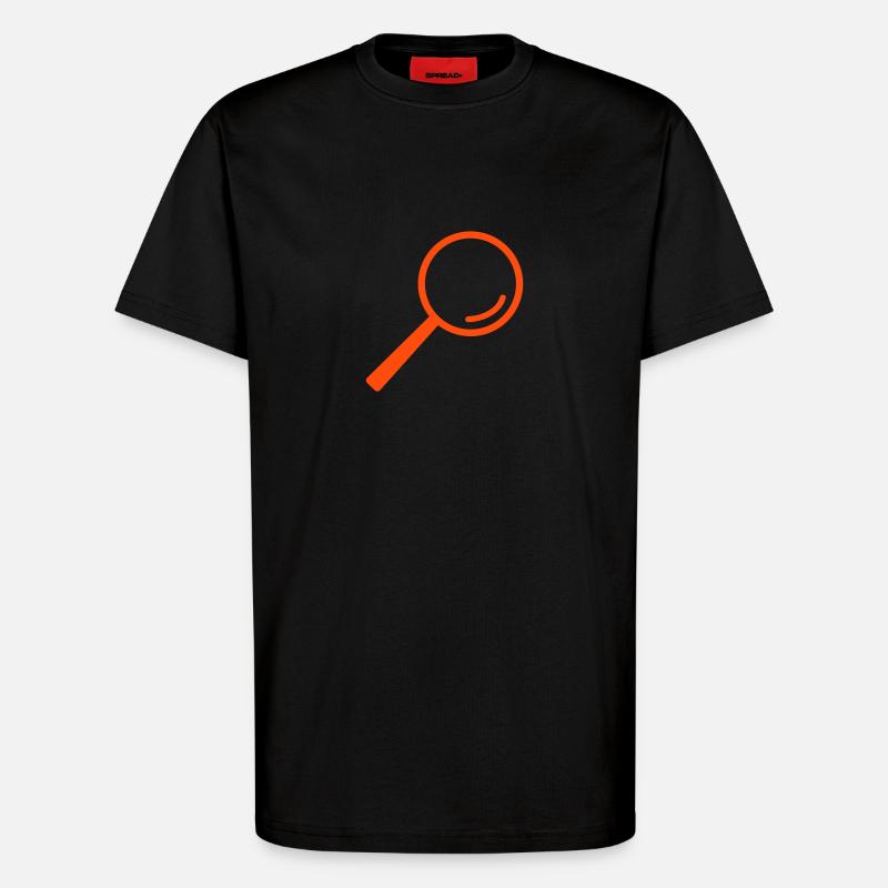 Lupe - T-Shirt - made by SPREAD - SOLID BLACK