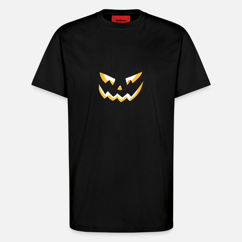 Kürbis Helloween - T-Shirt - made by SPREAD - SOLID BLACK
