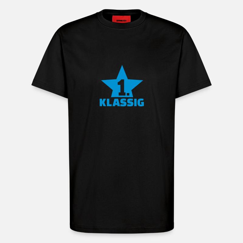 Einschulung - T-Shirt - made by SPREAD - SOLID BLACK