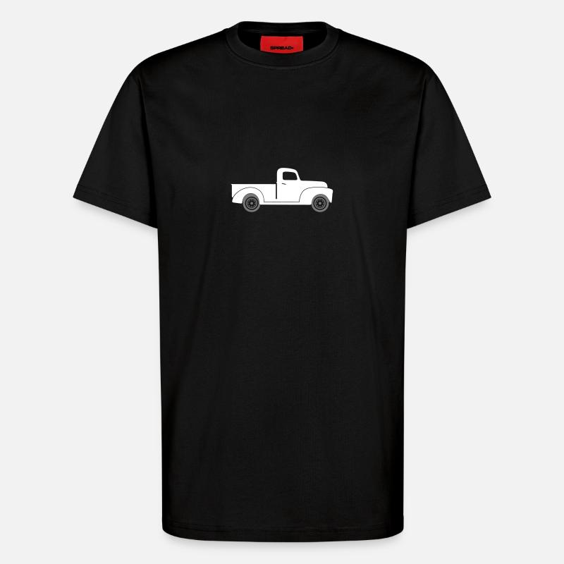 Pick-up - T-Shirt - made by SPREAD - SOLID BLACK