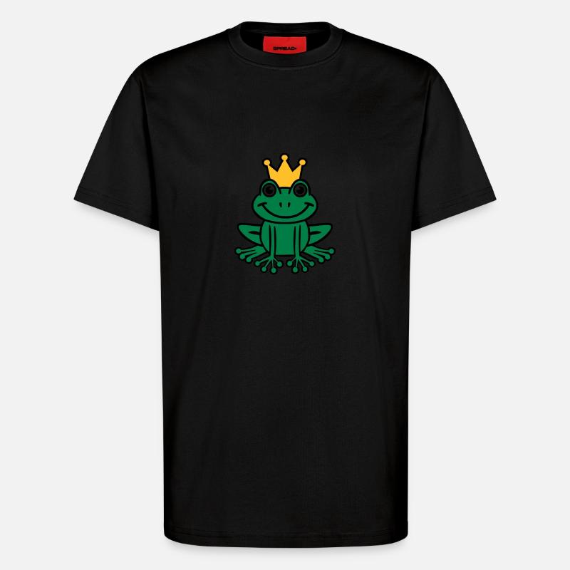Frosch - T-Shirt - made by SPREAD - SOLID BLACK