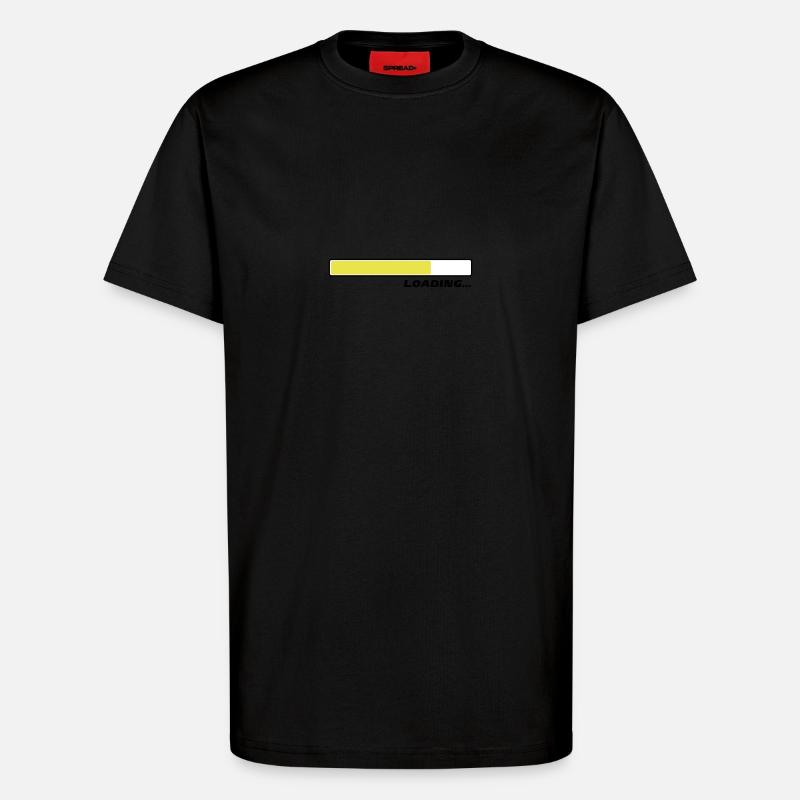 Loading... Ladebalken Status 3c - T-Shirt - made by SPREAD - SOLID BLACK