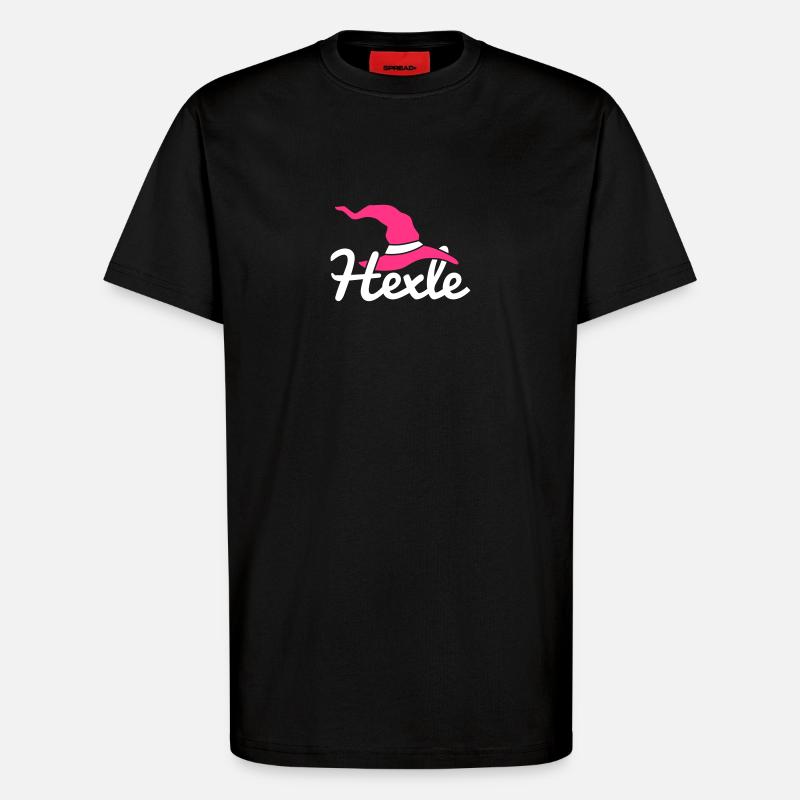Hexle - T-Shirt - made by SPREAD - SOLID BLACK