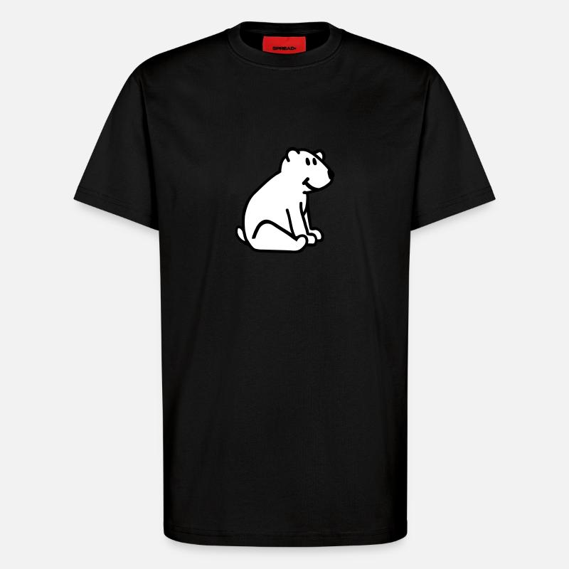 Eisbär - T-Shirt - made by SPREAD - SOLID BLACK