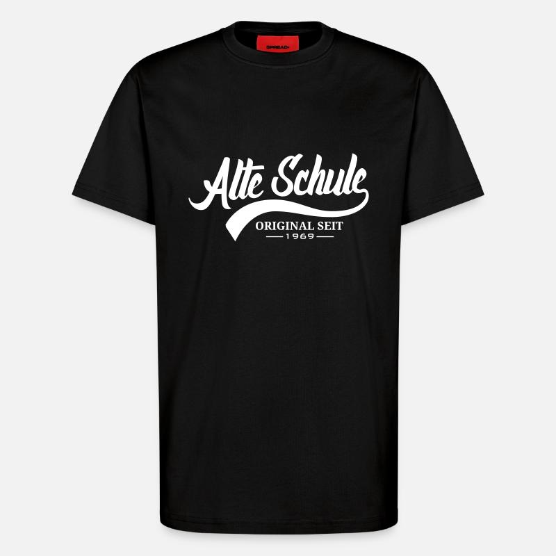 Alte Schule 1969 - T-Shirt - made by SPREAD - SOLID BLACK