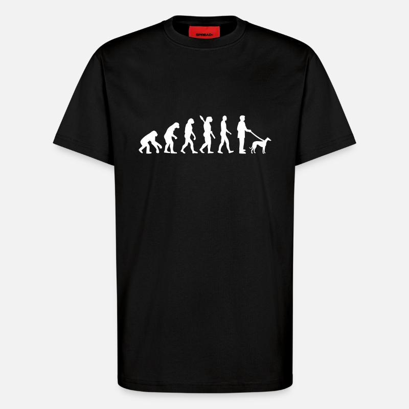 Whippet - T-shirt bio décontracté fabriqué en UE - SOLID BLACK