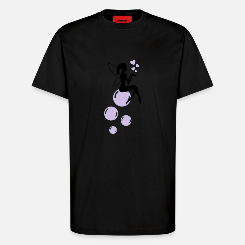 fee seifenblasen 01 - T-Shirt - made by SPREAD - SOLID BLACK