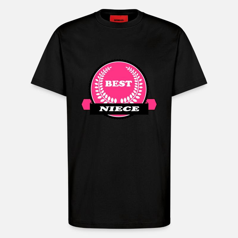 COUSIN NEVEU FRERE 47 - T-shirt bio décontracté fabriqué en UE - SOLID BLACK