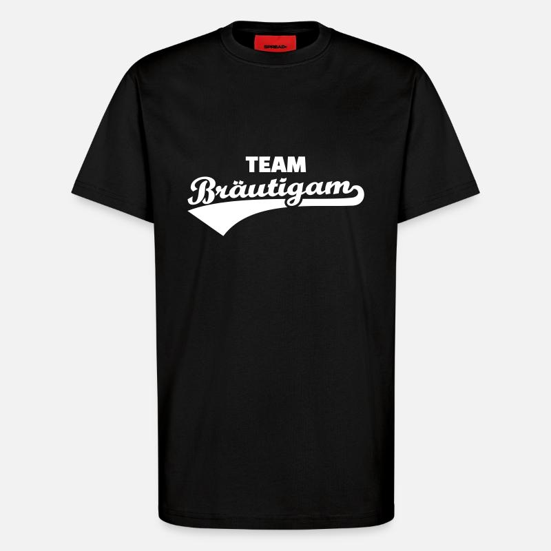 Team Bräutigam - T-Shirt - made by SPREAD - SOLID BLACK