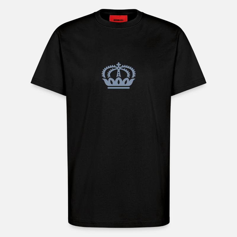 Krone 3 - T-Shirt - made by SPREAD - SOLID BLACK