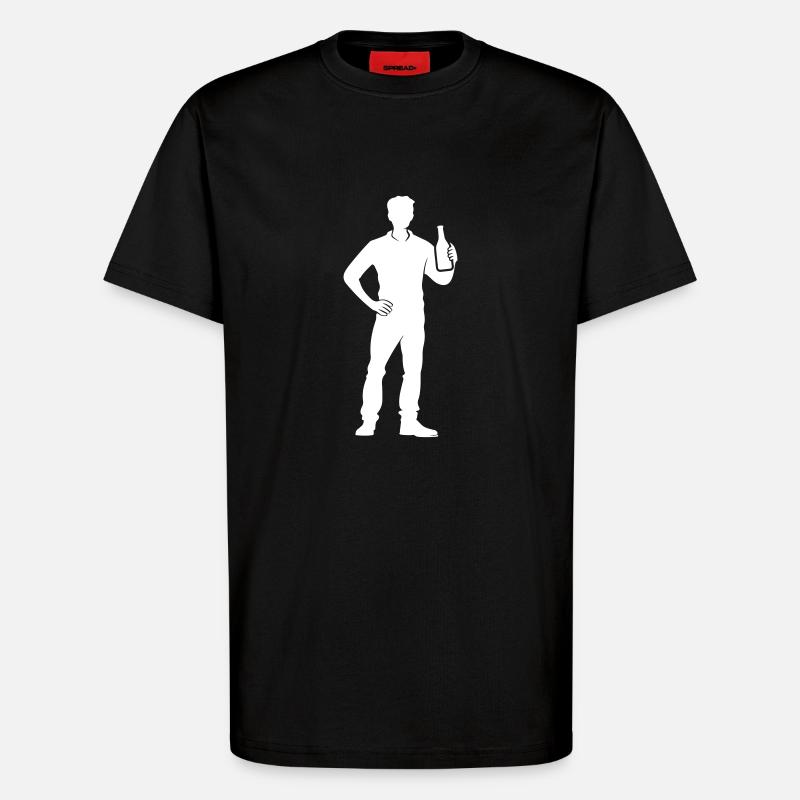 Fête de la bière - T-shirt bio décontracté fabriqué en UE - SOLID BLACK