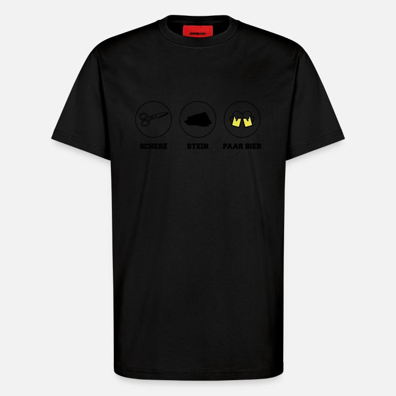 blockedName - T-Shirt - made by SPREAD - SOLID BLACK