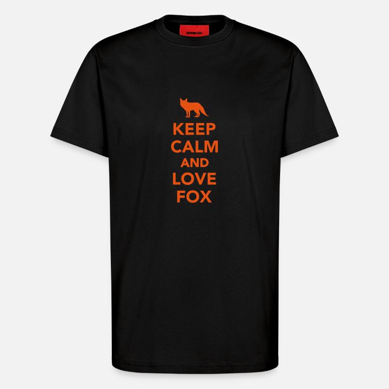 Fuchs - T-Shirt - made by SPREAD - SOLID BLACK