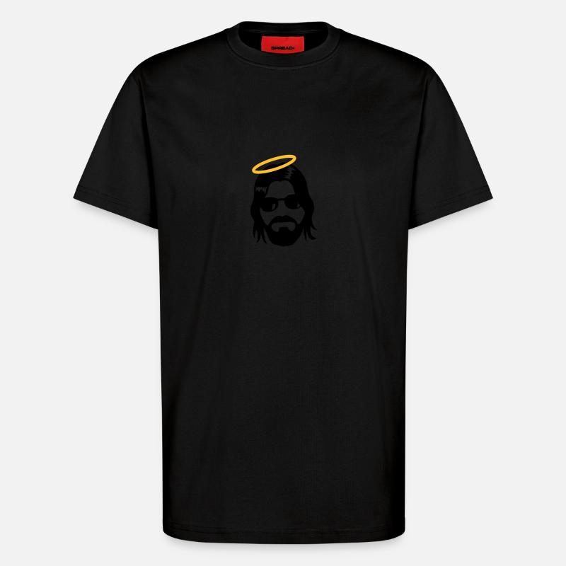 Holy Jesus - T-Shirt - made by SPREAD - SOLID BLACK