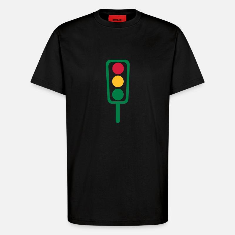 Ampel - T-Shirt - made by SPREAD - SOLID BLACK