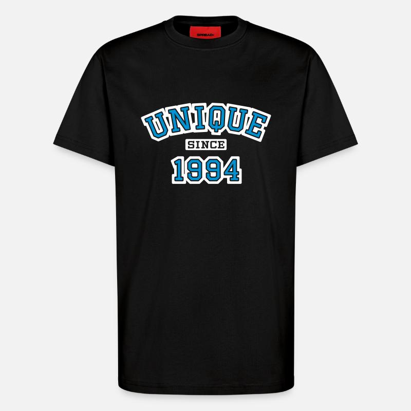 uni_1994 - T-Shirt - made by SPREAD - SOLID BLACK