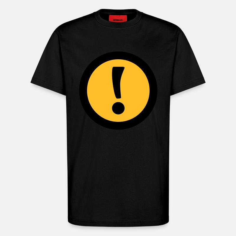 Achtung - T-Shirt - made by SPREAD - SOLID BLACK