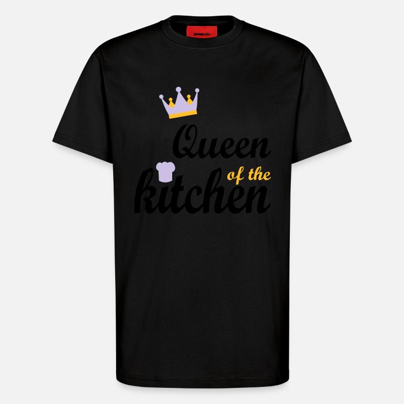 Kochen - T-Shirt - made by SPREAD - SOLID BLACK