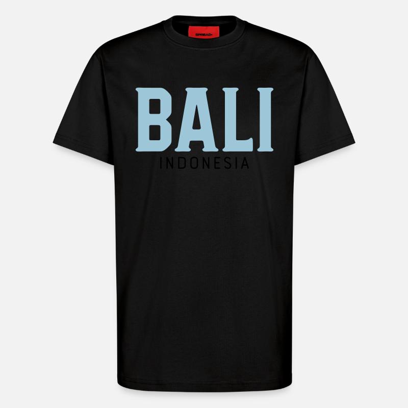 Bali - T-Shirt - made by SPREAD - SOLID BLACK
