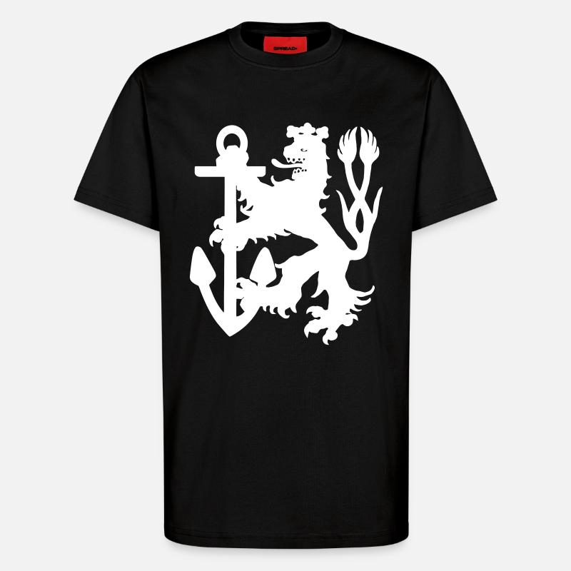 Düsseldorf - Düsseldorfer Löwe - T-Shirt - made by SPREAD - SOLID BLACK