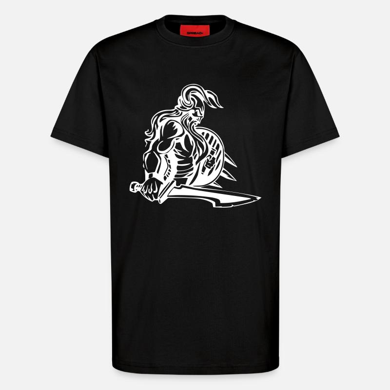 Starker Wikinger - T-Shirt - made by SPREAD - SOLID BLACK