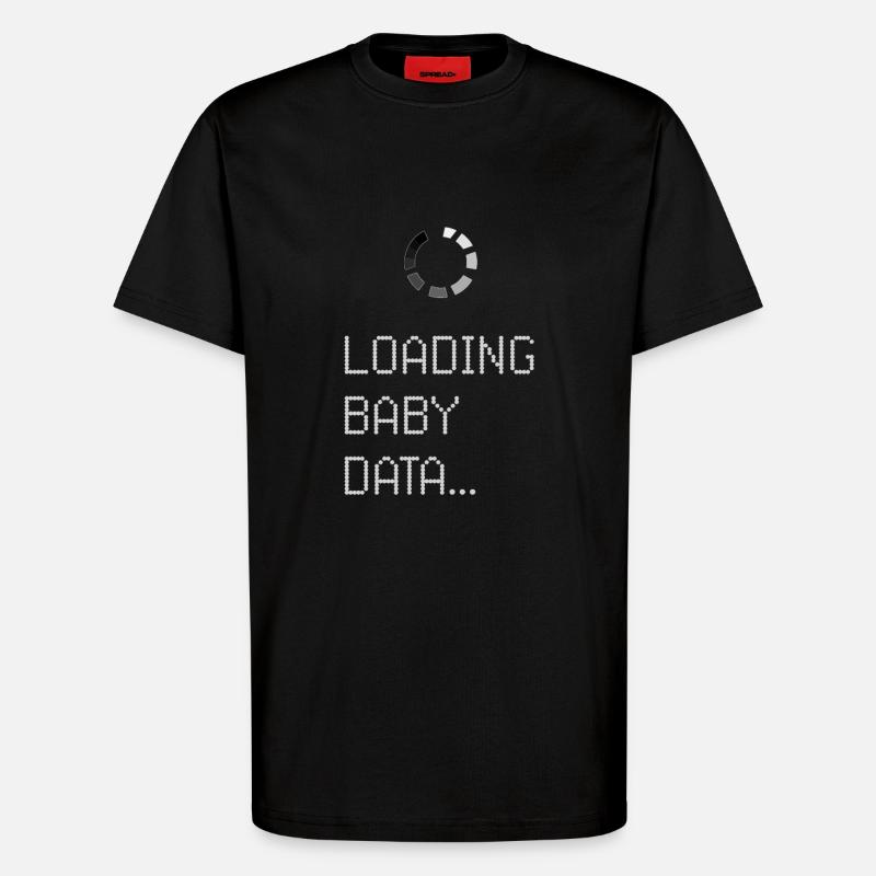 Loading Baby Data - T-Shirt - made by SPREAD - SOLID BLACK