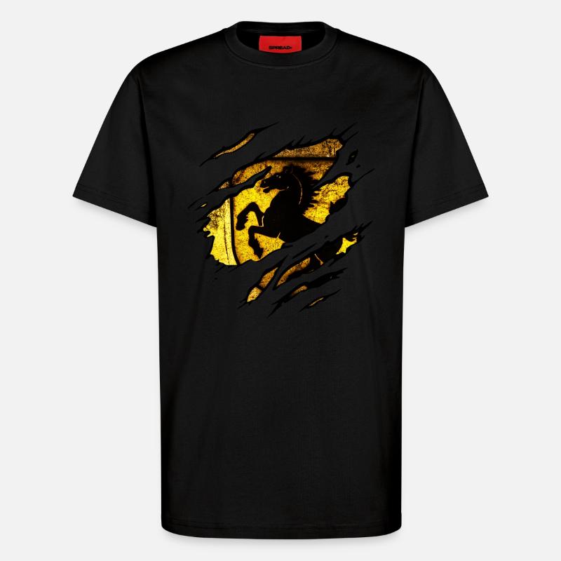 Stuttgart - Stuttgart Zerrissen - T-Shirt - made by SPREAD - SOLID BLACK