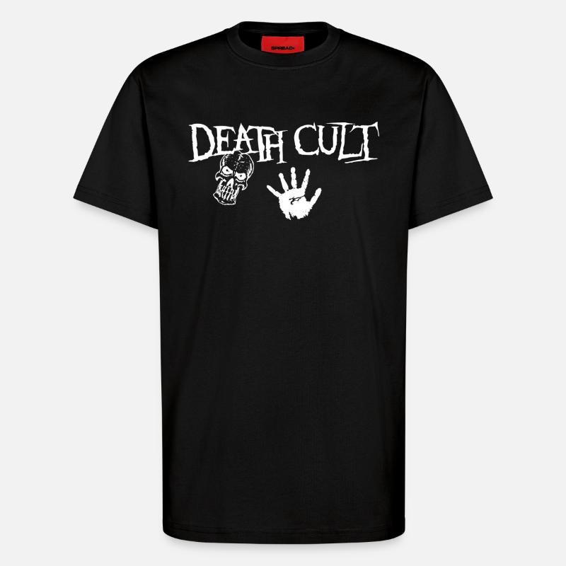 Todeskult, Skull Design - T-Shirt - made by SPREAD - SOLID BLACK