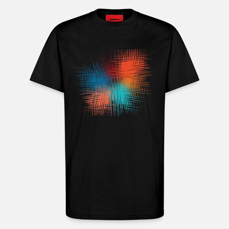 Explosion der Farben - T-Shirt - made by SPREAD - SOLID BLACK