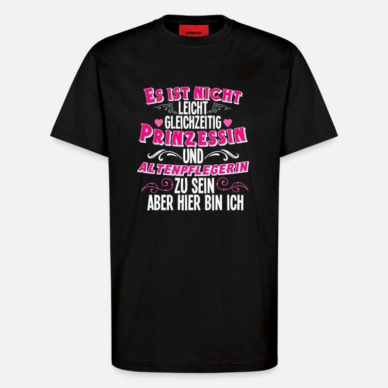 Altenpflegerin - T-Shirt - made by SPREAD - SOLID BLACK
