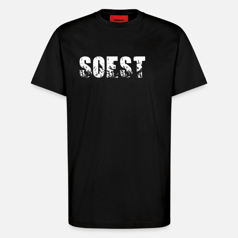 Soest - T-Shirt - made by SPREAD - SOLID BLACK