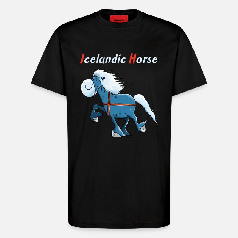 Isländer on Tour - T-Shirt - made by SPREAD - SOLID BLACK