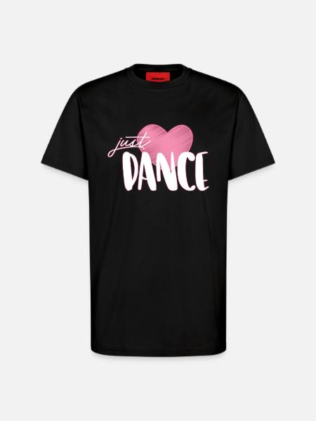 danse - T-shirt bio décontracté fabriqué en UE - SOLID BLACK