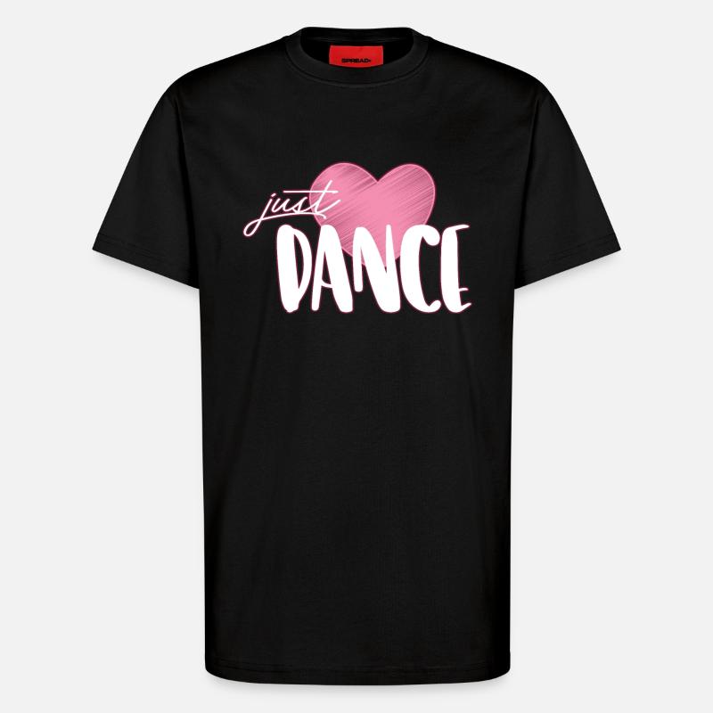 Dance - T-Shirt - made by SPREAD - SOLID BLACK