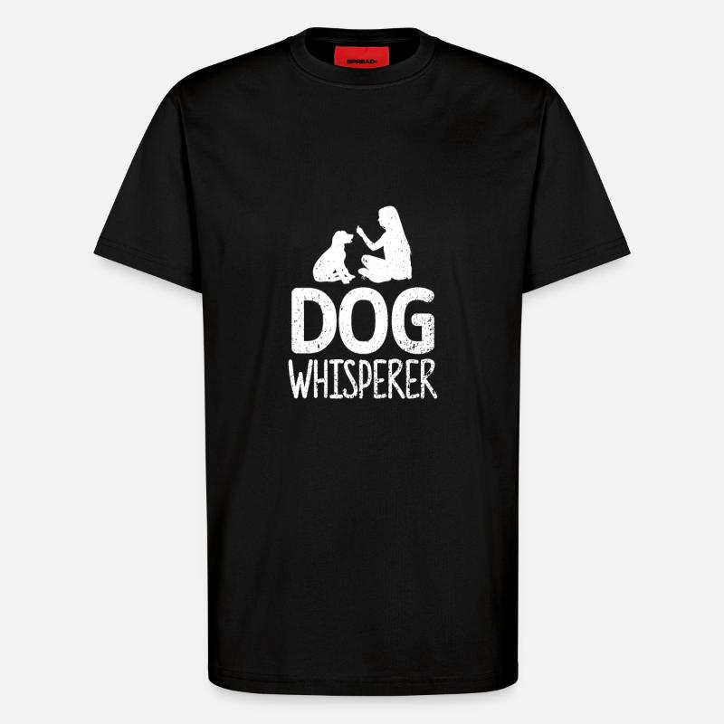 Hundeflüsterer - T-Shirt - made by SPREAD - SOLID BLACK