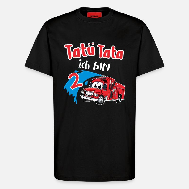 Tatü Tata Ich Bin 2 - T-Shirt - made by SPREAD - SOLID BLACK