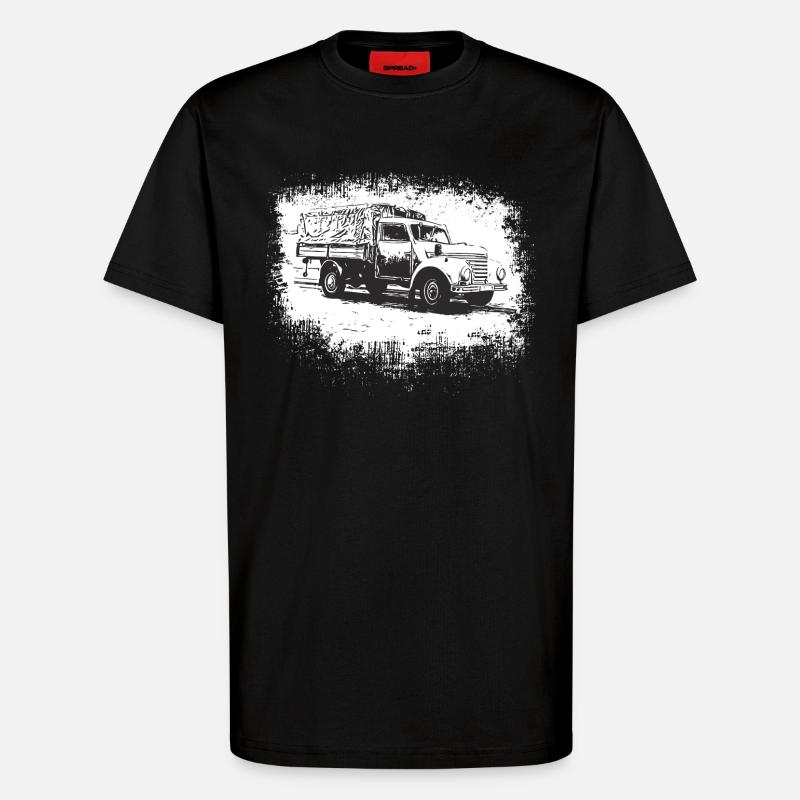 Framo Barkas V 901/2 - T-Shirt - made by SPREAD - SOLID BLACK