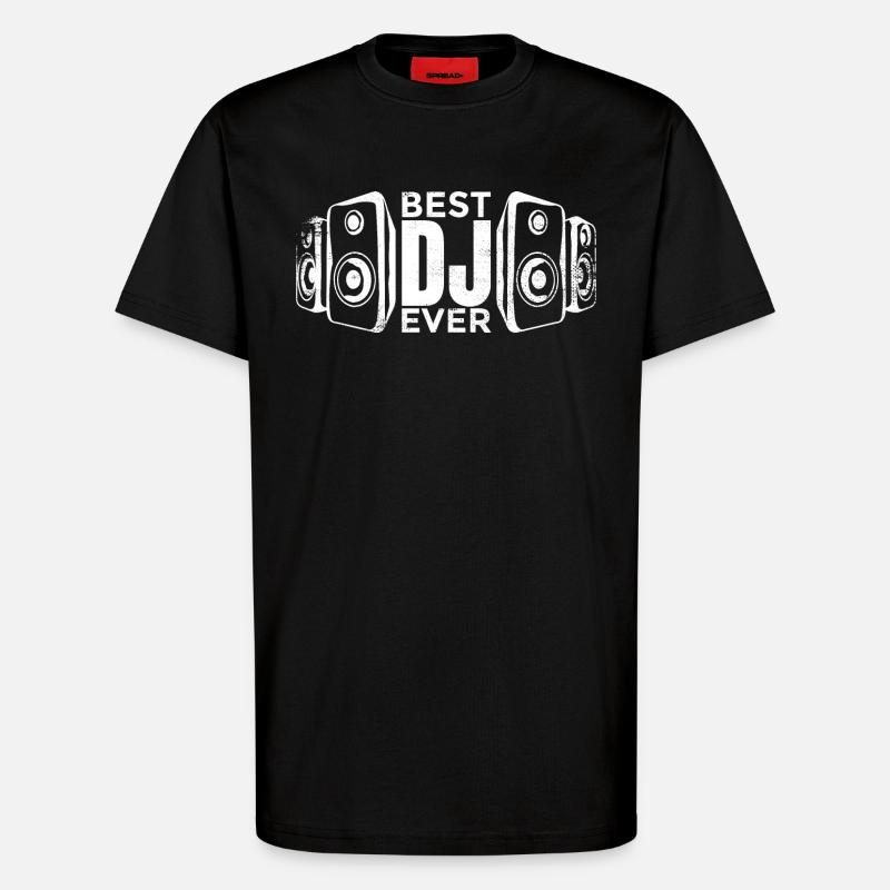 Bester DJ - T-Shirt - made by SPREAD - SOLID BLACK