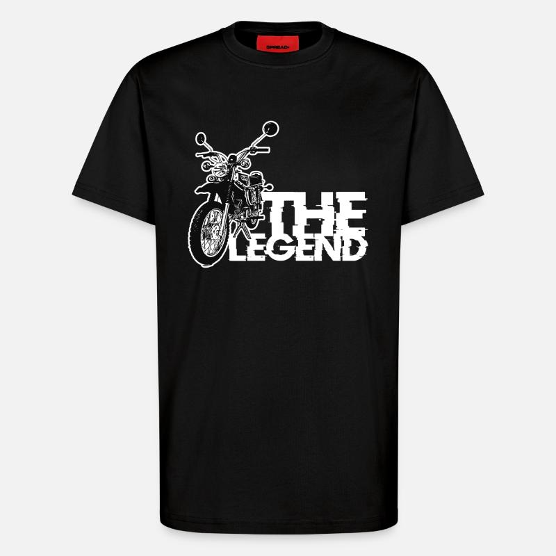 Simson - S51 - Enduro - The Legend - T-Shirt - made by SPREAD - SOLID BLACK