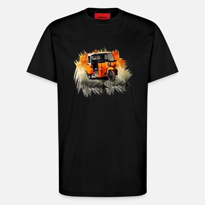 Krause Duo - DDR - Moped - T-Shirt - made by SPREAD - SOLID BLACK