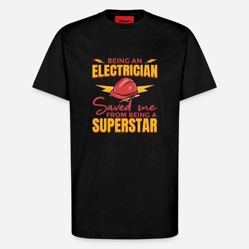 Electrical Engineer Witz - T-Shirt - made by SPREAD - SOLID BLACK