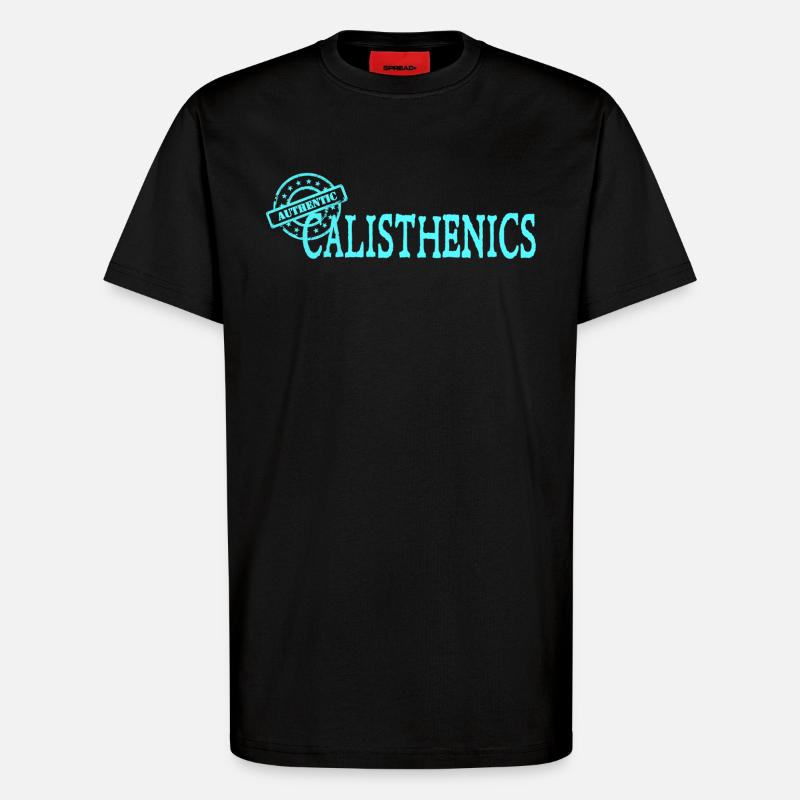 Calisthenics - T-Shirt - made by SPREAD - SOLID BLACK