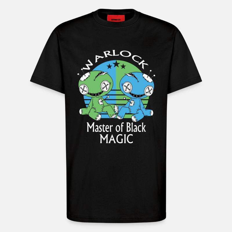 Warlock, Voodoo Doll - T-Shirt - made by SPREAD - SOLID BLACK