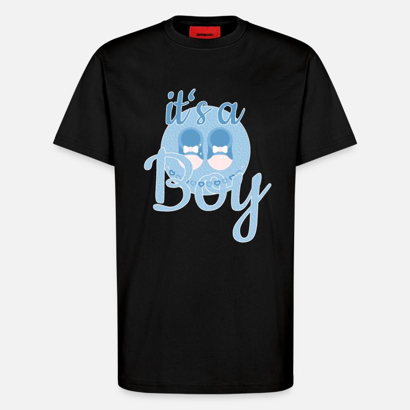 Baby Boy Geschenk - T-Shirt - made by SPREAD - SOLID BLACK